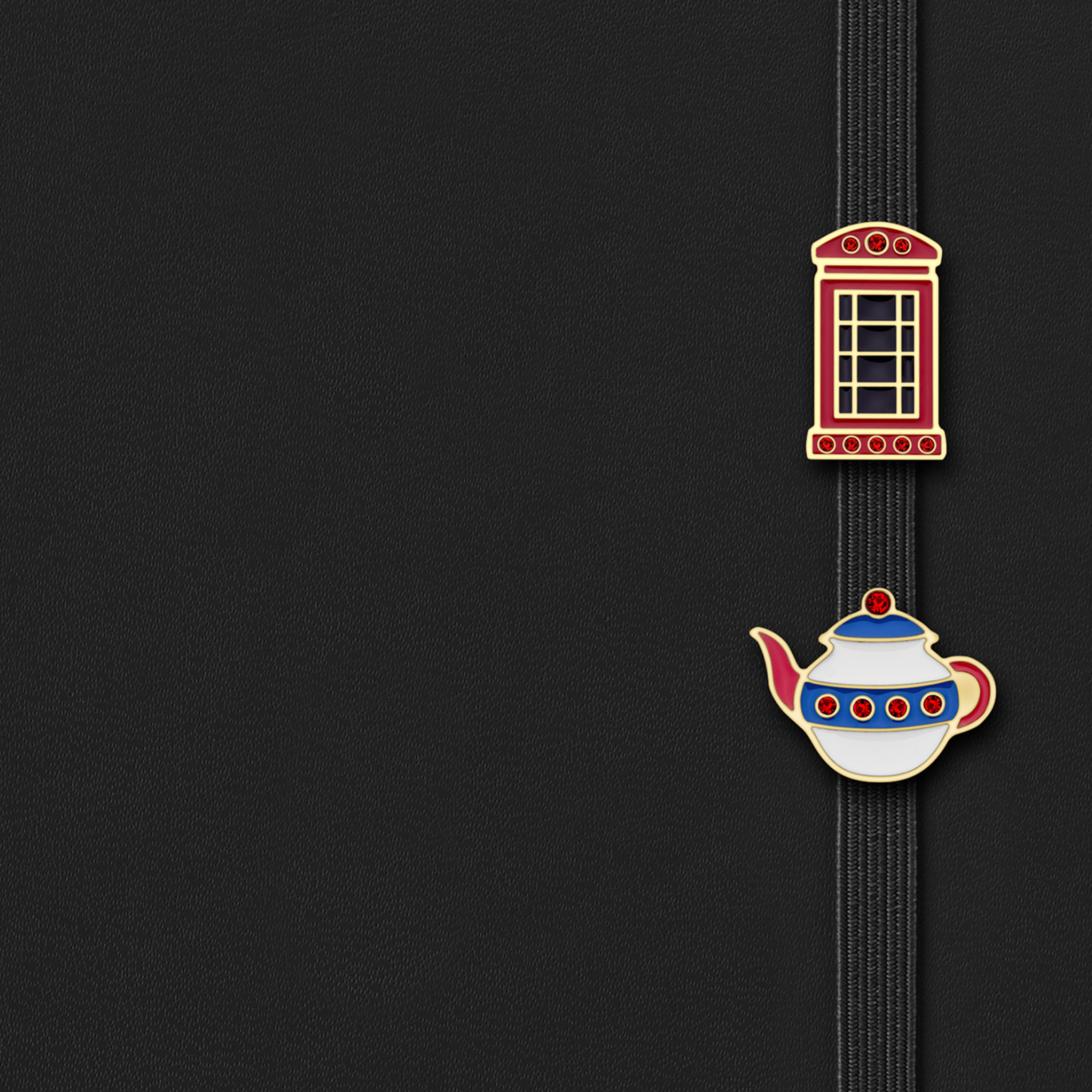 Personalization Pins Juego de dos pines: Tetera y cabina telefónica